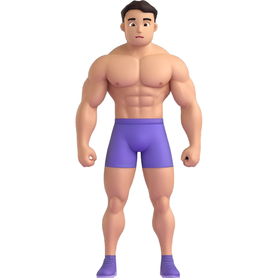 muscular young man emoji