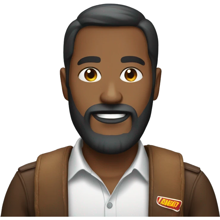 snickers with beard men emoji