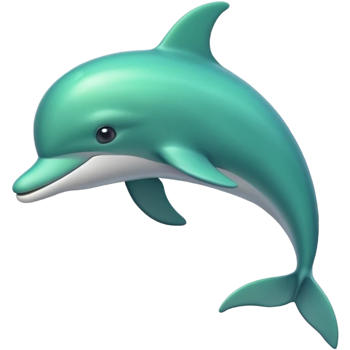 Green dolphin  emoji