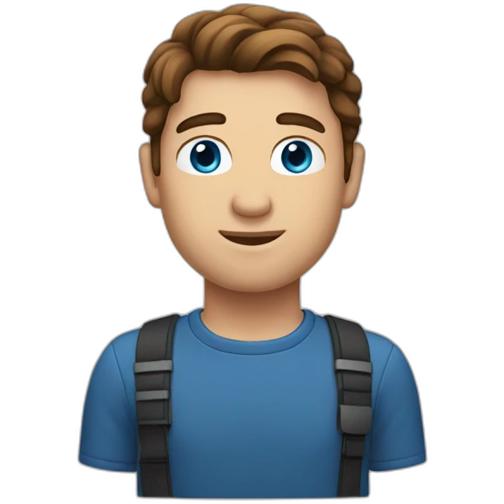 man-with-brown-hair-and-blue-eyes emoji