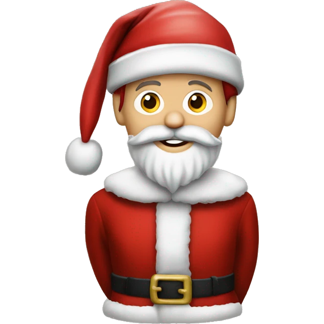 Johnny Depp as santa claus emoji