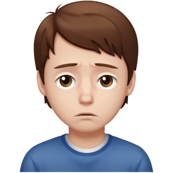 Sad boy emoji