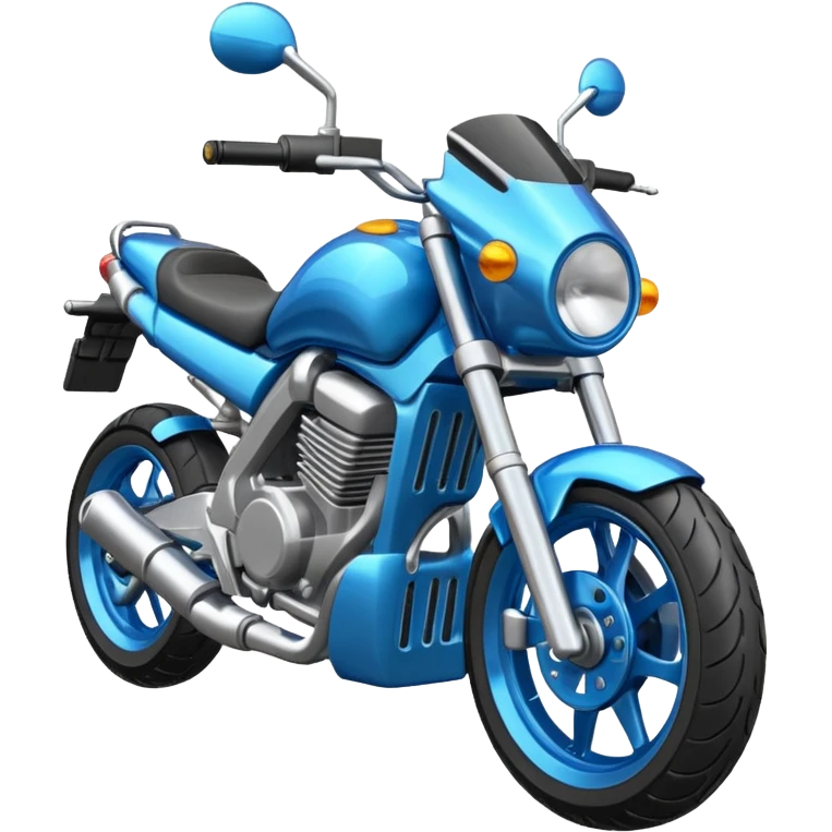 Moto SBR azul emoji