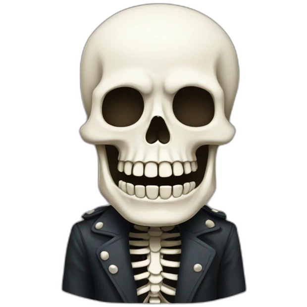 Sans the skeleton emoji