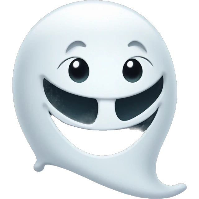 smiling ghost  emoji