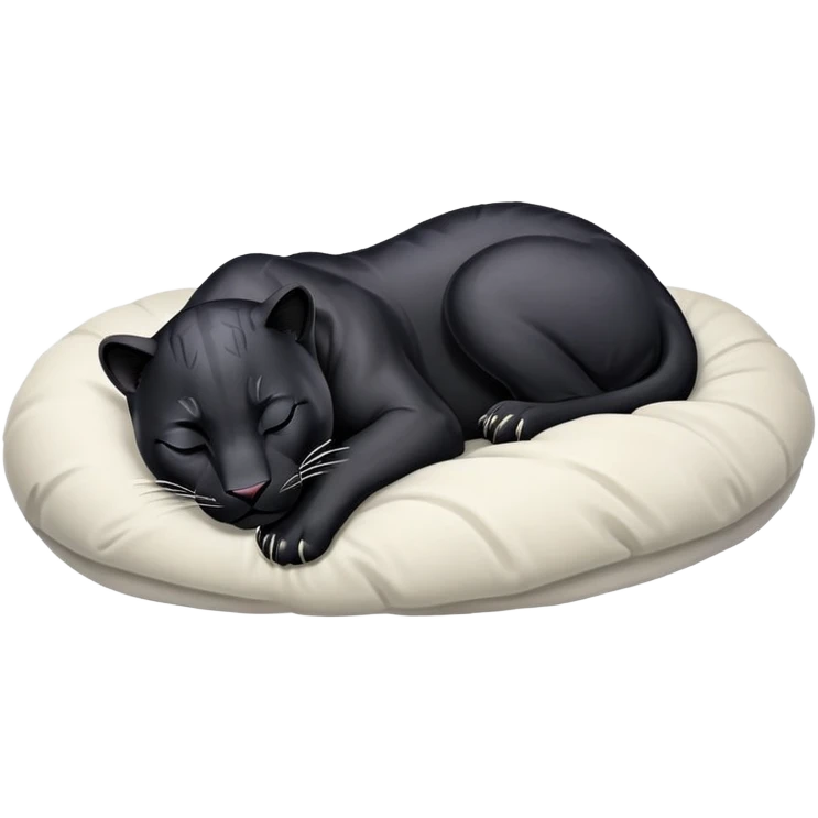 Black Panther sleeping emoji