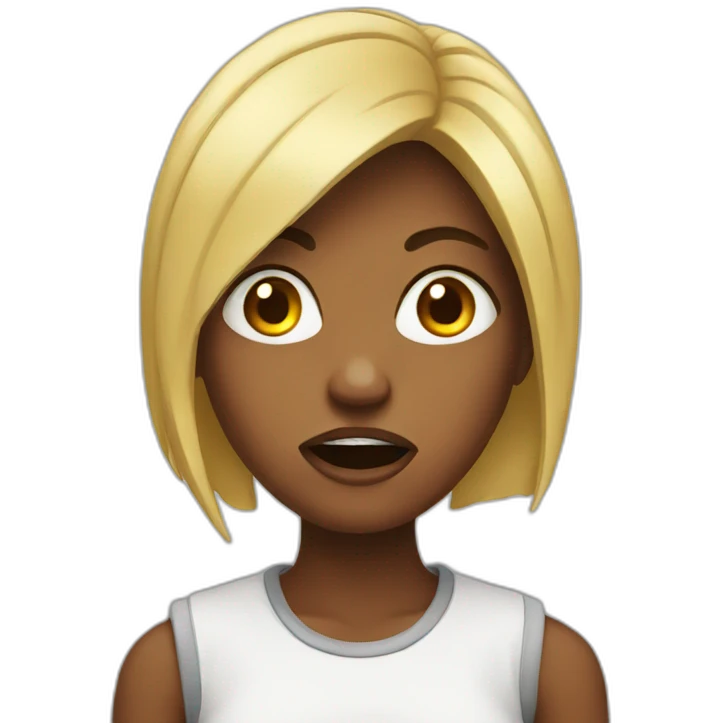 Mad girl emoji