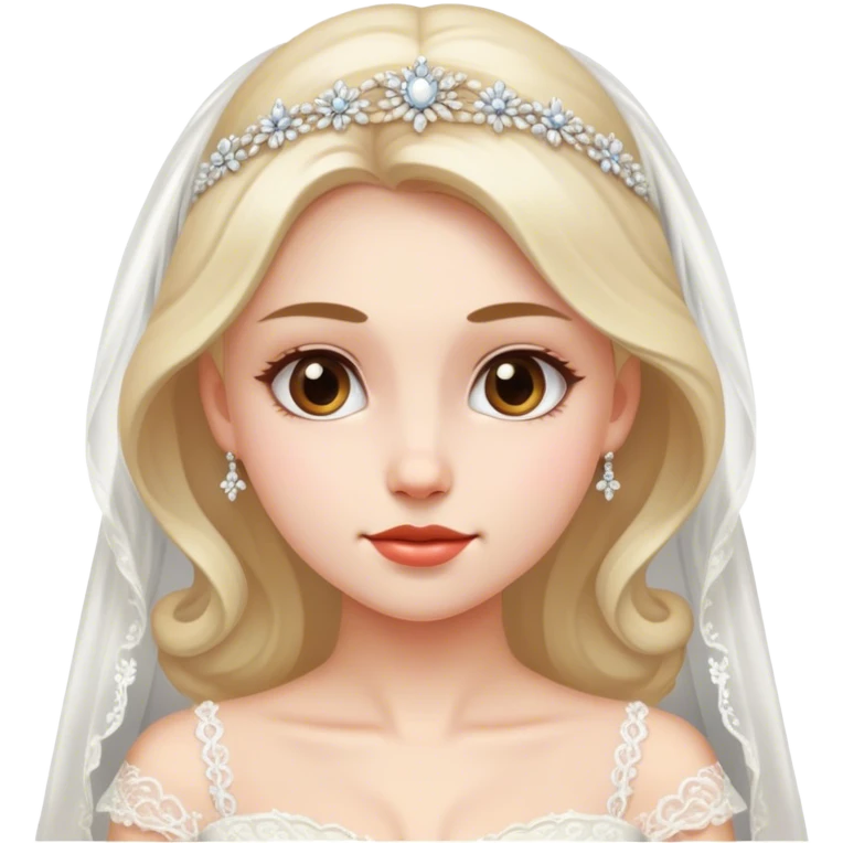 Girl in weding dress emoji