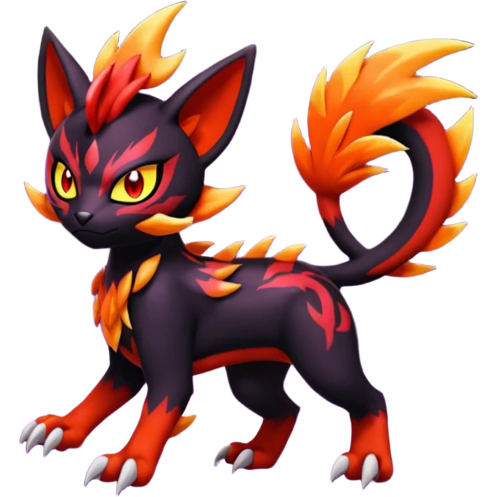 Meloetta-Litten-Guilmon-Darkrai-Pokémon-Fakémon-fusion-hybrid-creature emoji