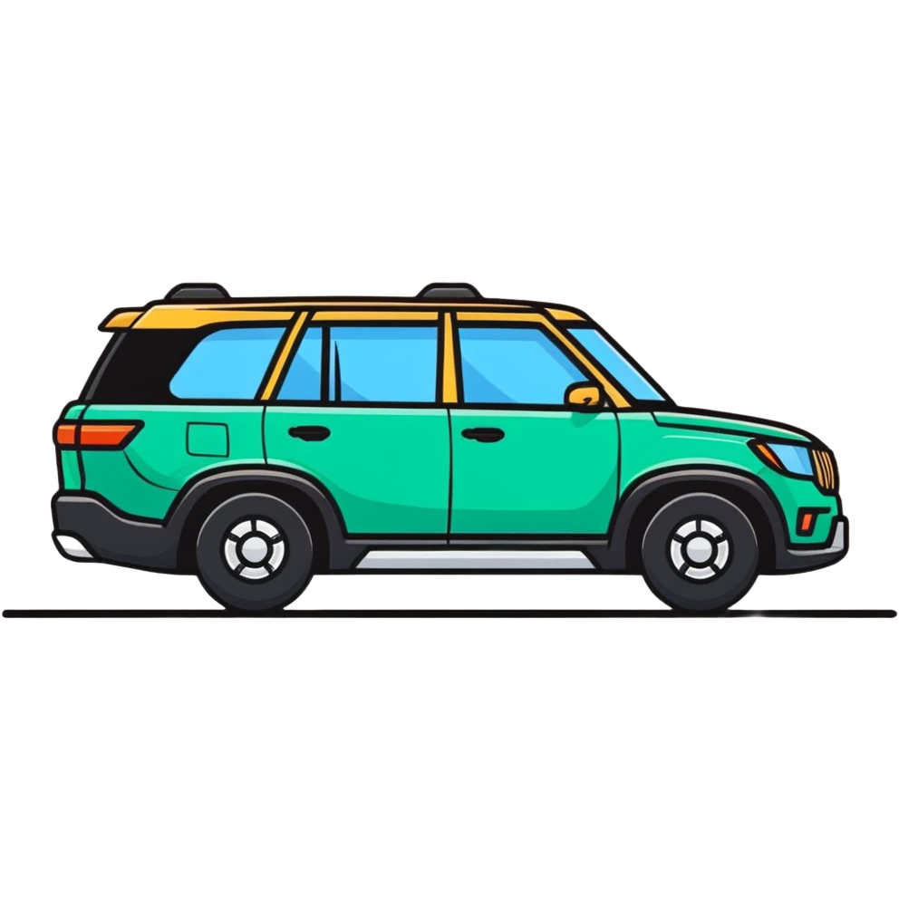 Family SUV car emoji