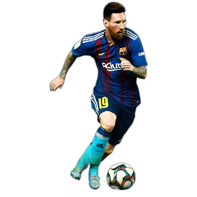 Messi on ronaldo emoji