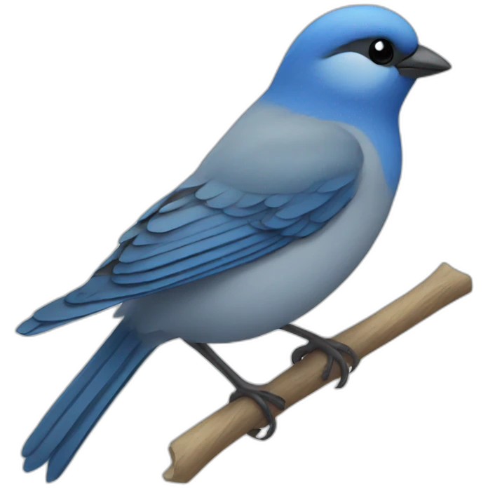 blue sparrow emoji