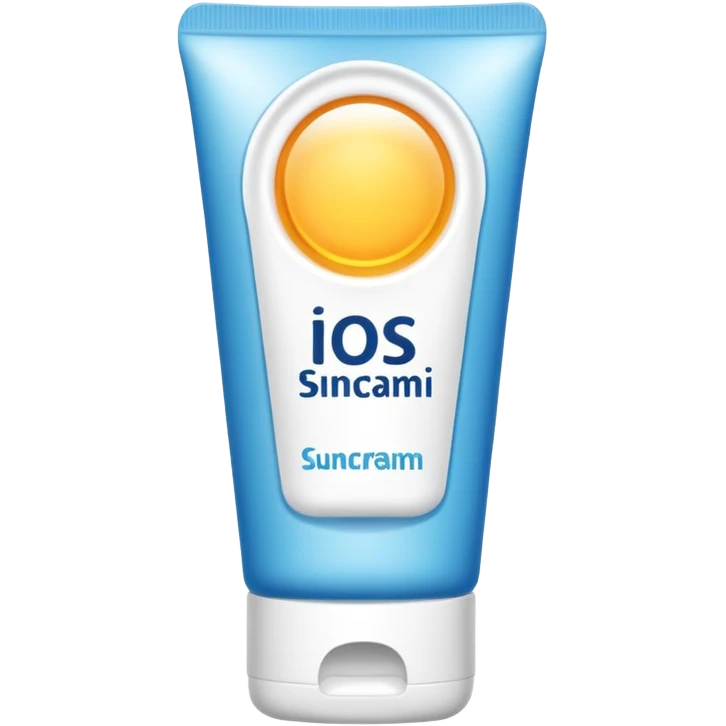 Suncream emoji