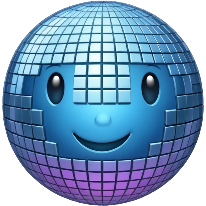 disco ball moon emoji