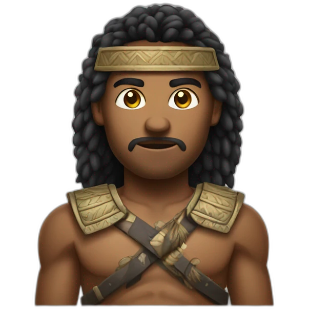 Fijian Warrior Guy emoji