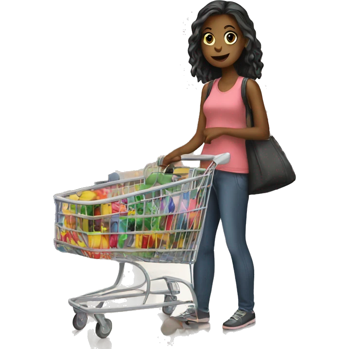 Girl shopping emoji