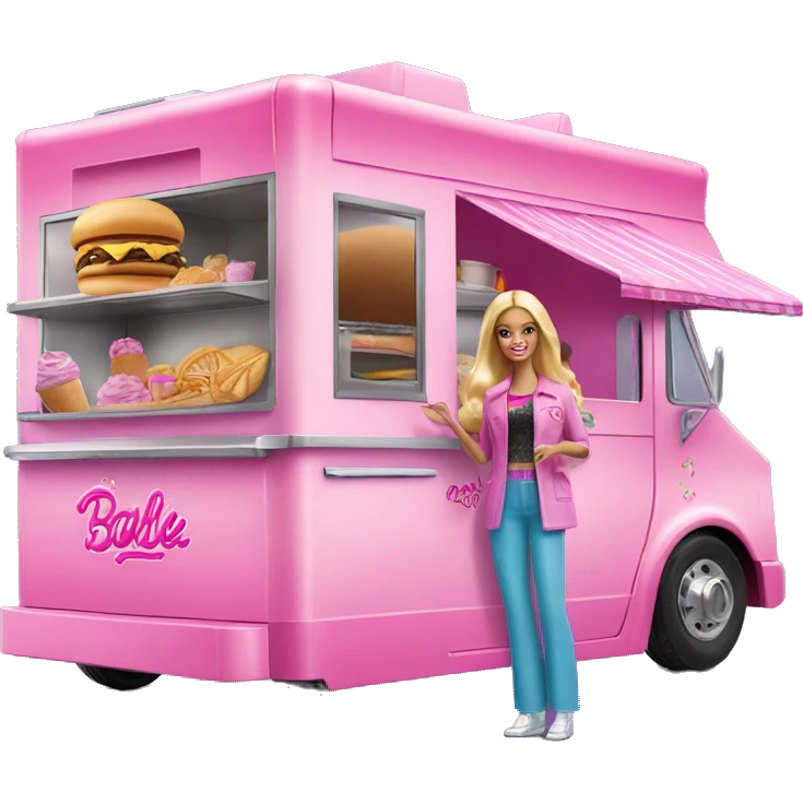 Barbie’s dream food truck  emoji