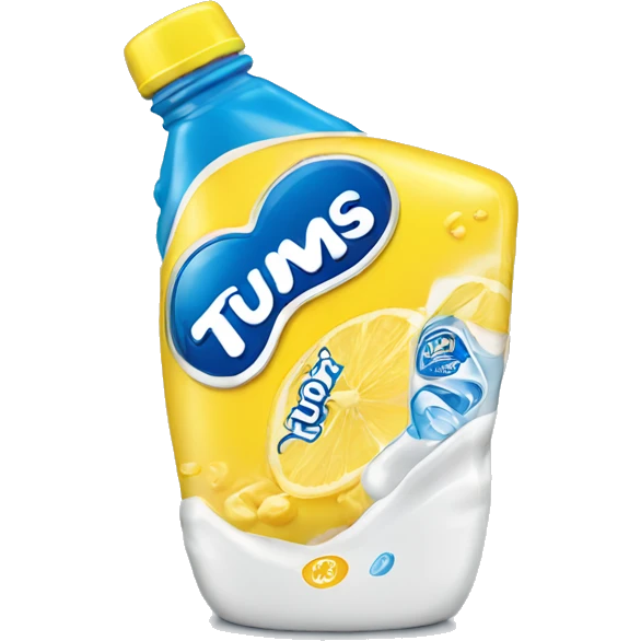 tums brand bottle  emoji