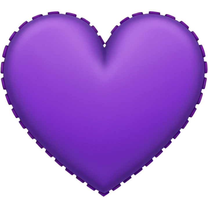 purple mending heart emoji