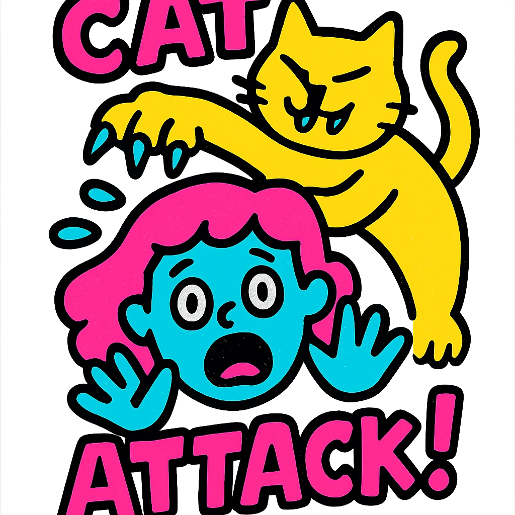 cat attack emoji