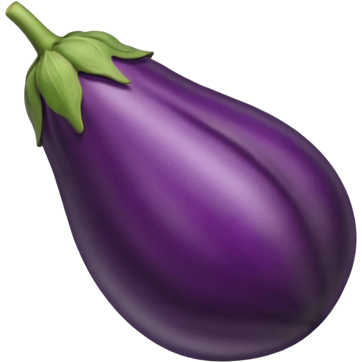 eggplant with big defined veins  emoji