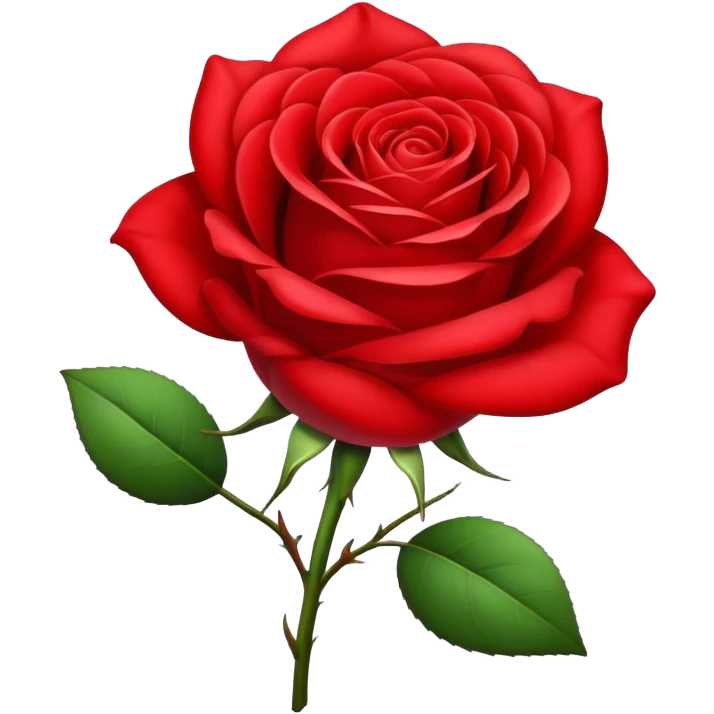 red rose emoji