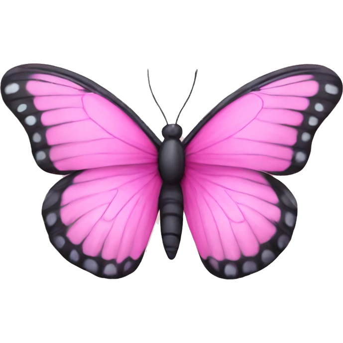 Butterfly pink emoji