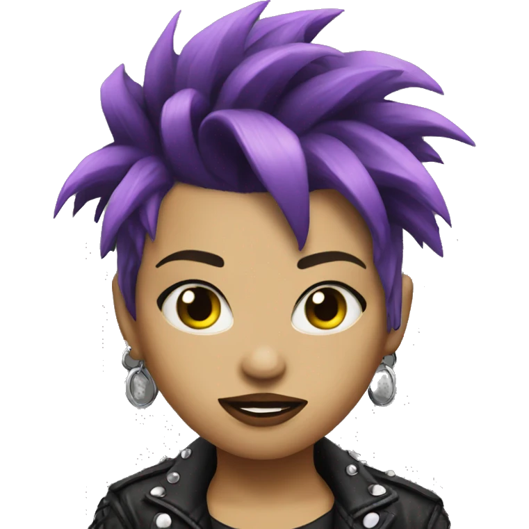 punk girl  emoji