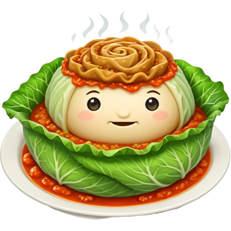 Cabbage roll emoji