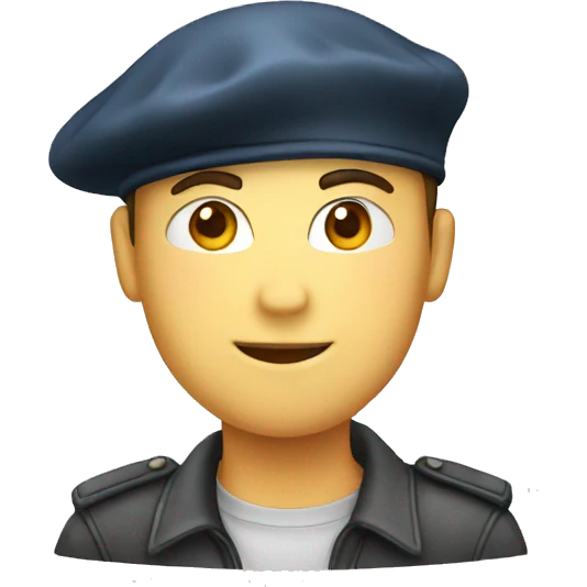 French beret emoji