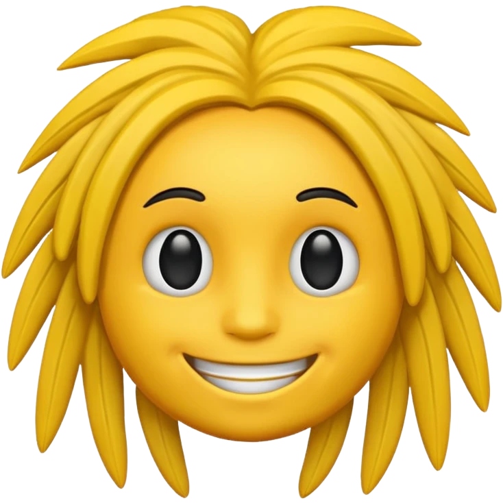Dreadhead emoji but make him yellow emoji  emoji