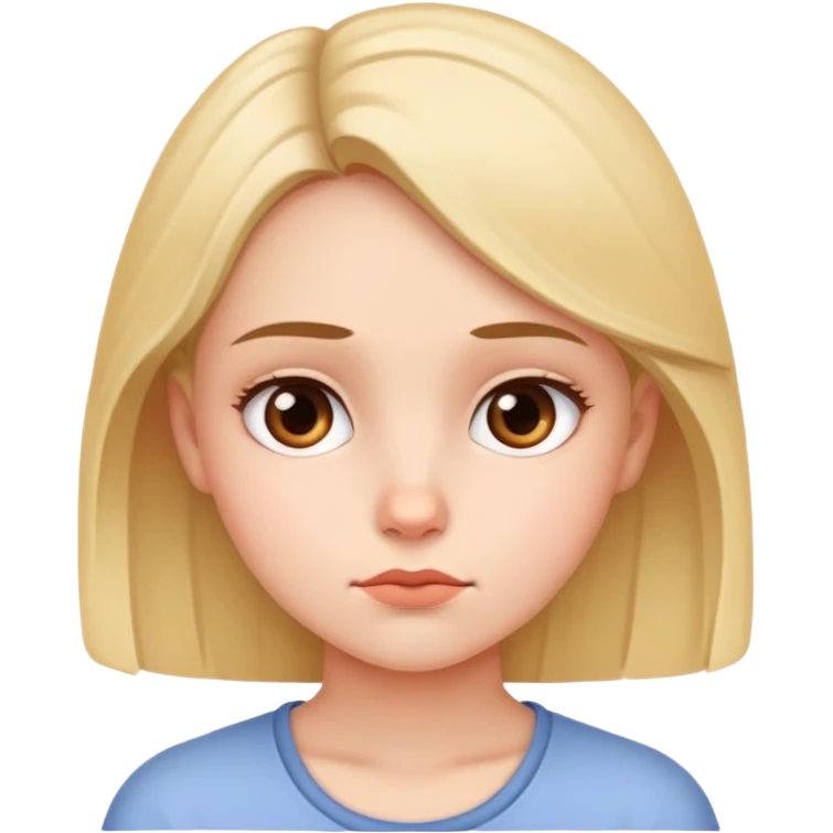 Thinking girl  emoji