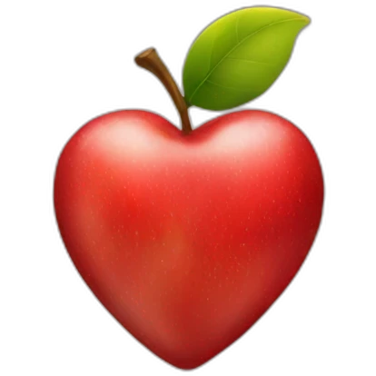 heart-apple emoji