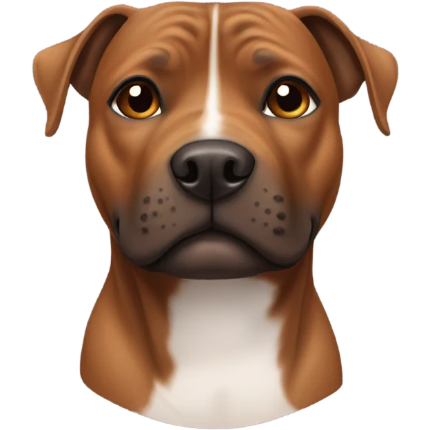 Staffie marron emoji