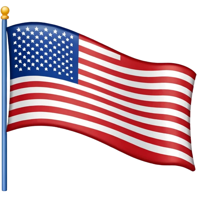 An american flag emoji