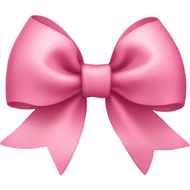 Coquette bow emoji