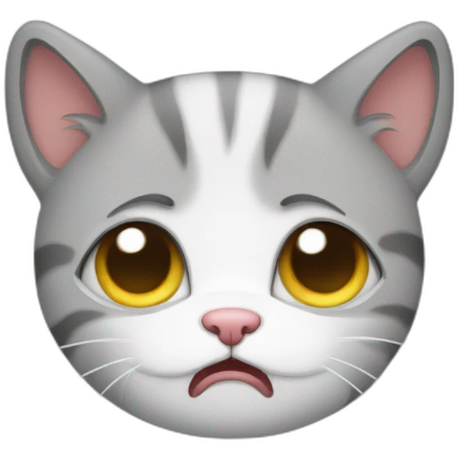 Crying cat emoji