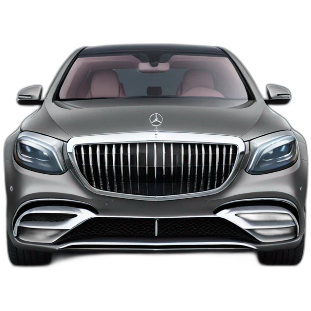 Gray Mercedes maybach 2022 parallel camera view emoji