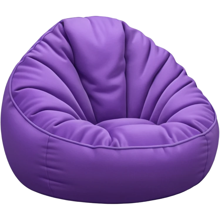Light purple bean bag emoji