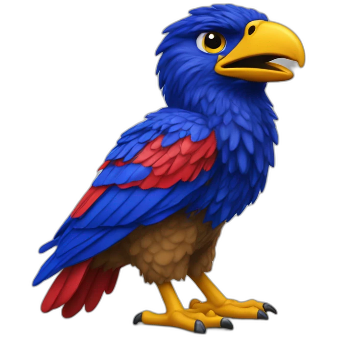 kansas jayhawk realistic mascot emoji