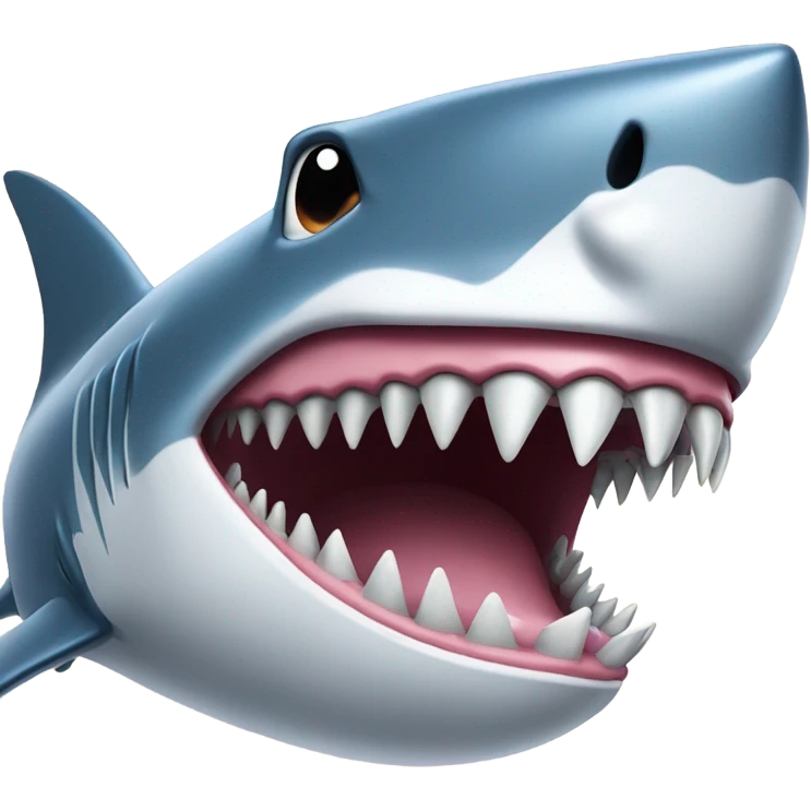 Shark with grills emoji