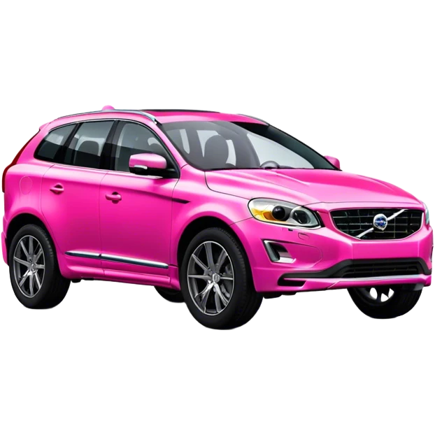 Hot pink Volvo xc60 emoji