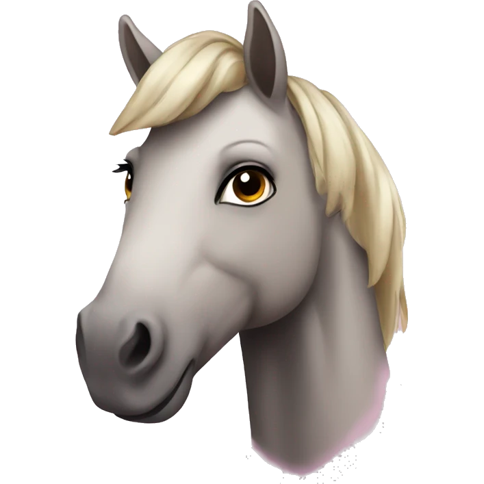 Cute horse trailee emoji