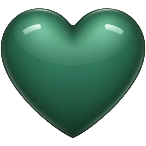 dark green heart emoji