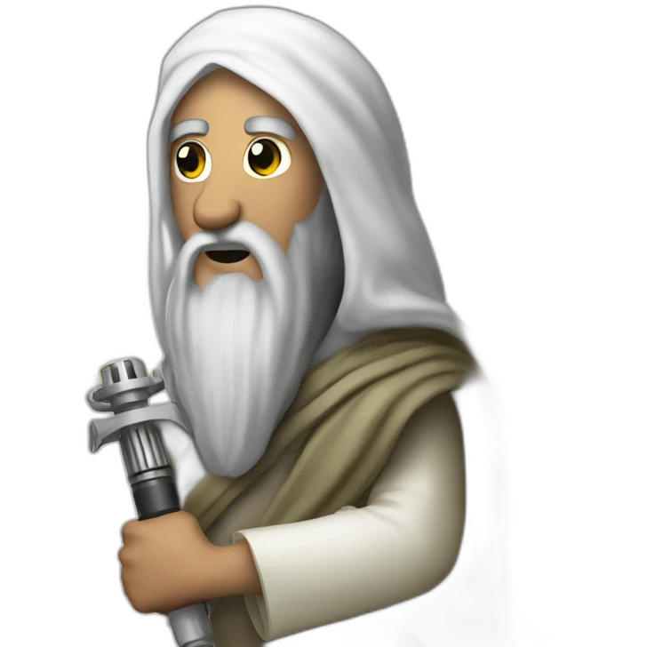 bin laden holding a light saber emoji