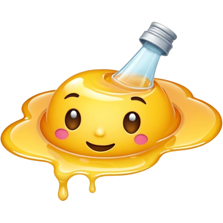 Glue in liquid emoji