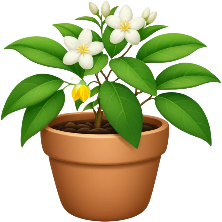 jasmine plant in pot emoji