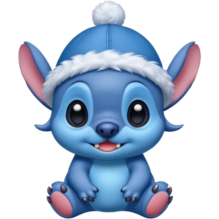 Stitch with a hat on  emoji