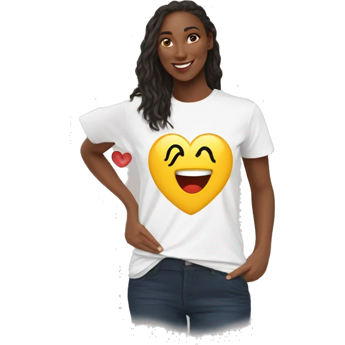 T-shirt with the inscription “I ❤️ mari” emoji