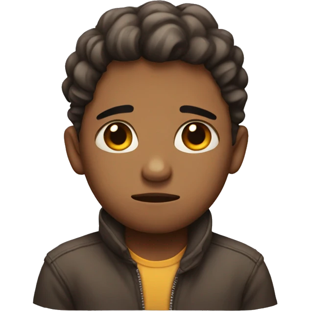 Emoji cute and sad emoji